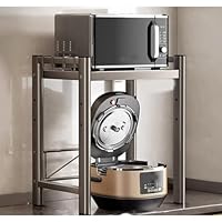 Amazon｜CZLZY キッチンラック レンジ台 食器棚 大型レンジ対応